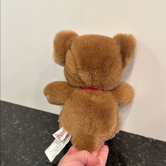 Gund Brown and Red Stuffed Animal Plush - Picture 3 of 9